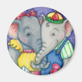 BABY ELEPHANTS ERSTE LIEBE, NIEDLICH PACHYDERM FRE MAGNET