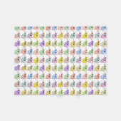 Baby Elephants Fleecedecke (Vorderseite (Horizontal))