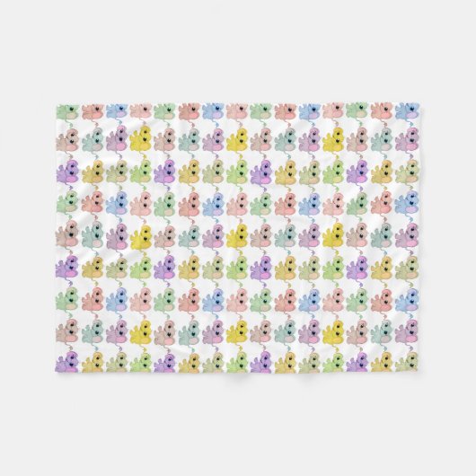 Baby Elephants Fleecedecke (Vorderseite (Horizontal))