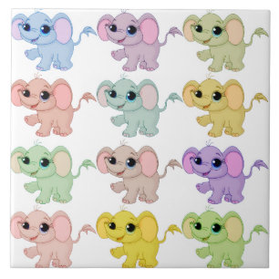 Baby Elephants Fliese