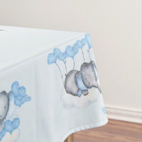 Baby Elephants und Blue Liebe Herzballons Custom