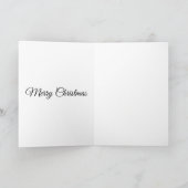 Baby Elf Christmas Digital Art Feiertagskarte (Innenseite)