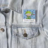 Baby Elf - Personalisiert !st Christmas Button (Beispiel)