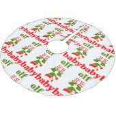 Baby Elf Thunder_Cove Polyester Weihnachtsbaumdecke (Schrägansicht)