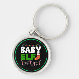 Baby-Elf-Weihnachtsfeiertags-Design-84608 Schlüsselanhänger