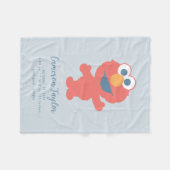 Baby Elmo | Geburtsstunde von Baby Fleecedecke (Vorderseite (Horizontal))