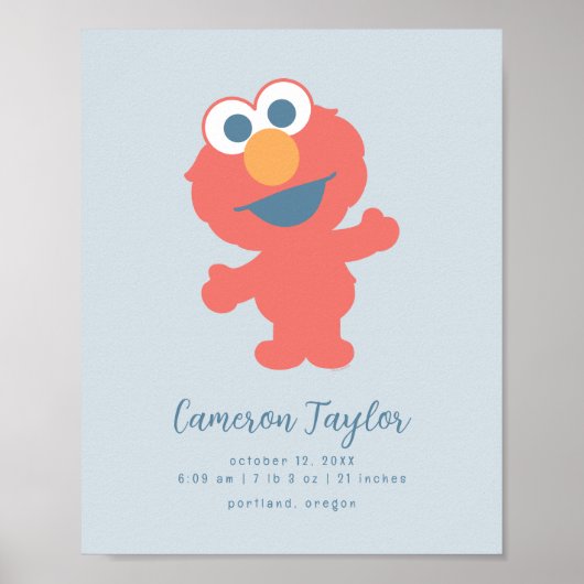 Baby Elmo | Geburtsstunde von Baby Poster (Vorne)