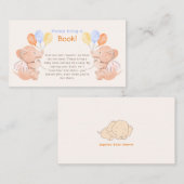 Baby Elphant Baby Showcard Begleitkarte (Vorne/Hinten)