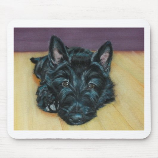 "Baby-EM" - Scottiewelpe Mousepad (Vorne)