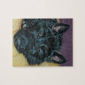 "Baby-EM" - Scottiewelpe Puzzle (Horizontal)