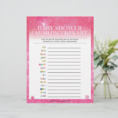 Baby Emoji Pictionary [Snowy Pink] Briefbogen (Stehend Vorderseite)