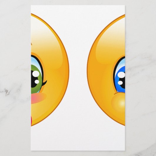Baby-Emojis Briefpapier (Vorderseite)
