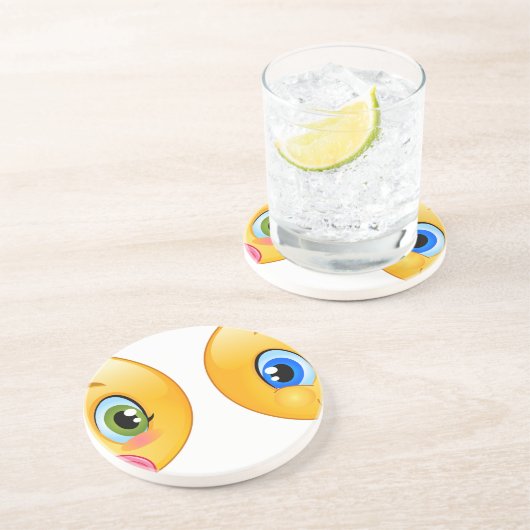 Baby Emojis Getränkeuntersetzer (Seite)