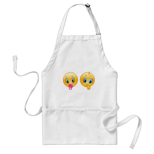 Baby Emojis Schürze (Vorne)