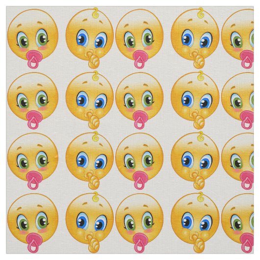 Baby Emojis Stoff (Muster)