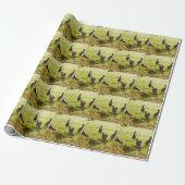 Baby Emu Chicks und Big Foot, Geschenkpapier (Ungerollt)