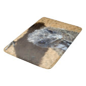 Baby Emu Face, Badematte (Schrägansicht)