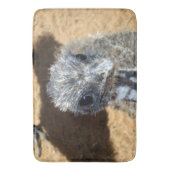 Baby Emu Face, Badematte (Vorderseite Vertikal)