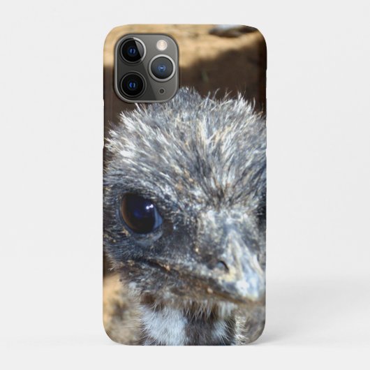Baby Emu Face, Case-Mate iPhone Hülle (Rückseite)