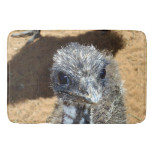 Baby-Emu-Gesicht Badematte