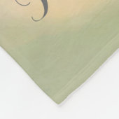 Baby-Engel, der auf Wolke schläft Fleecedecke (Ecke)