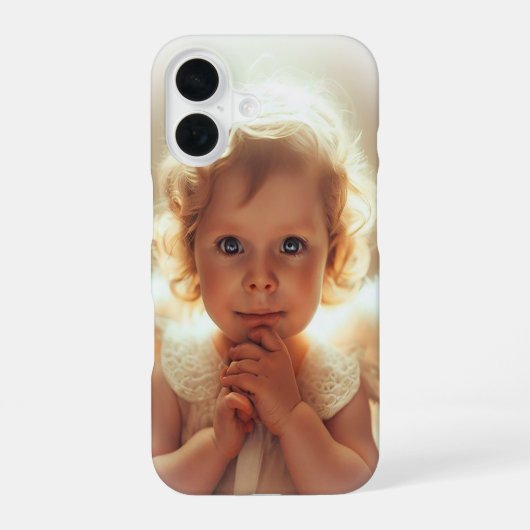 Baby Engel iPhone 16 Hülle (Rückseite)