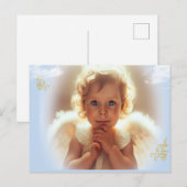Baby Engel Postkarte (Vorne/Hinten)