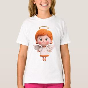 Baby Engel – Süßer Cartoon-Engel mit Heiligenschei T-Shirt