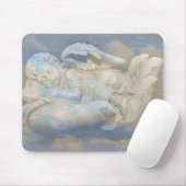 Baby-Engels-Flügel, die in der Hand des Gottes Mousepad (Mit Mouse)