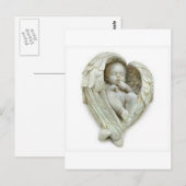 Baby Engelsflügel Postkarte (Vorne/Hinten)