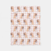 Baby-Engelsmädchen-Fleece Nr. drei Fleecedecke (Vorderseite)