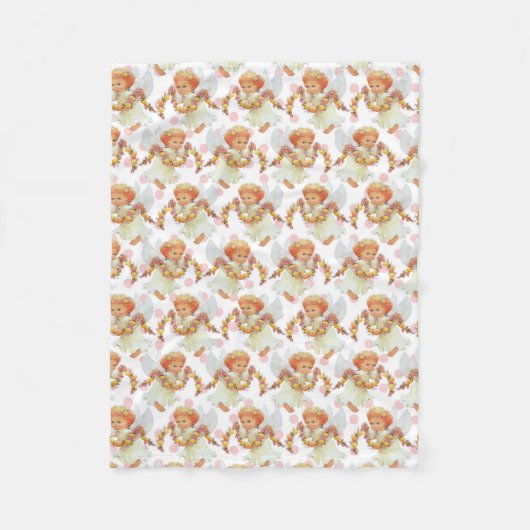 Baby-Engelsmädchen-Fleecedecke Fleecedecke (Vorderseite)