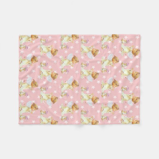 Baby-Engelsmädchen-Fleecedecke Nr. zwei Fleecedecke (Vorderseite (Horizontal))