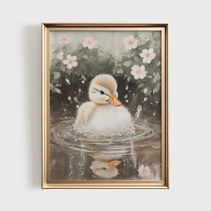 Baby-Enten-Druck, Frühling-Kinderzimmer Druckbare Poster