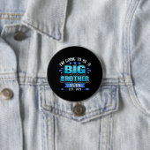Baby-Enthüllung, dass ich ein großer Bruder sein w Button (Beispiel)