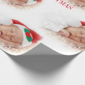BABY ERSTE CHRISTMAS WRAPPING PAPIER GESCHENKPAPIER (Ecke)