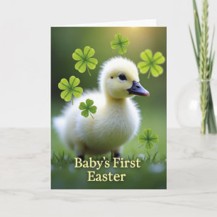 Baby erste Ostern-Szene Karte
