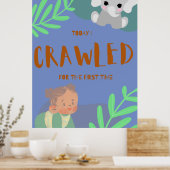 Baby erster Tag Poster (Küche)