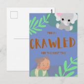 Baby erster Tag Postkarte (Vorne/Hinten)