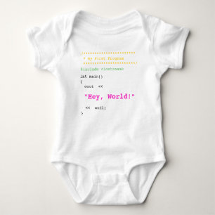Baby erstes C++ Programm Baby Strampler