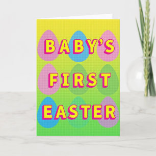 Baby erstes Ostern Faux-Goldfolien-Karte Karte
