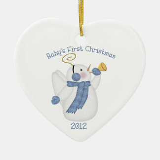 Baby-erstes Weihnachten 2012 Keramikornament