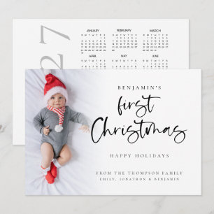 Baby Erstes Weihnachten Foto 2027 Kalender