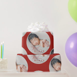 Baby erstes Weihnachten Geschenkpapier
