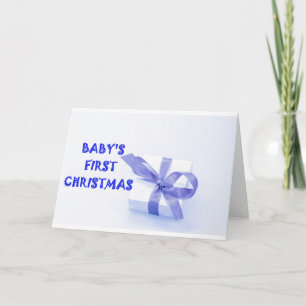Baby erstes Weihnachten Karte