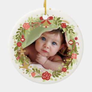 Baby-erstes Weihnachten Keramik Ornament