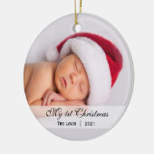 Baby | Erstmaliges Weihnachtsschmuck zum Foto (Links)