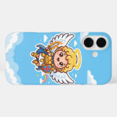 Baby Erzengel Michael Süße iPhone 16 Hülle (Rückseite (Horizontal))