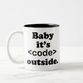 Baby Es ist Code außerhalb der Tasse (Links)