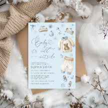 Baby es ist Cold Outside Boy Baby Dusche